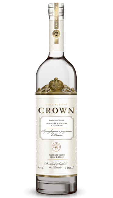 "Gold Russian Crown" Votka 0.5 L
