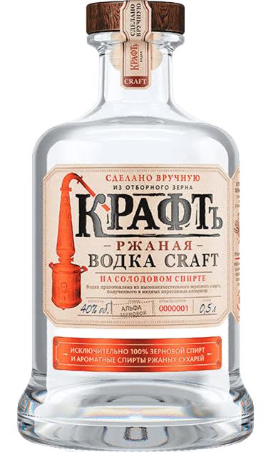 КРаФТъ Ржаной Водка 0.5 L
