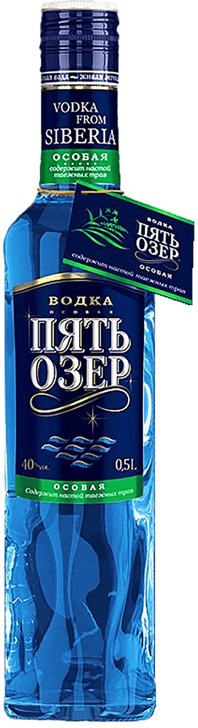 Pyat ozyor Osobaya Votka 0.5 L