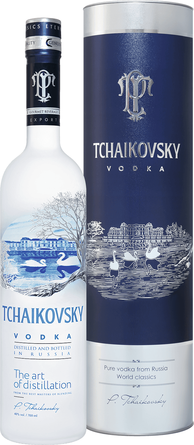 Tchaikovsky Водка 0.7 L в подарочном тубусе