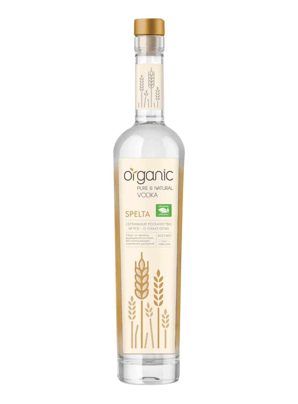 Organic Spelta Vodka 0.5 L